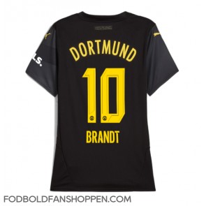 Borussia Dortmund Julian Brandt #10 Udebanetrøje Dame 2024-25 Kortærmet